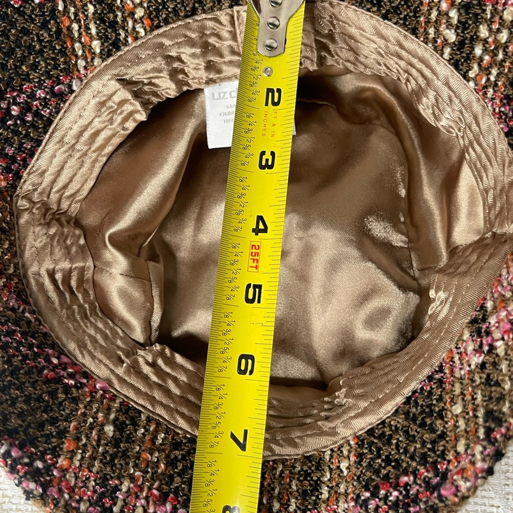 Liz Claiborne plaid Bucket Hat - vintage one size - Picture 5 of 5